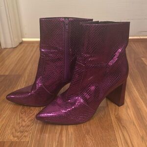 Purple INC Anila booties size 8.5